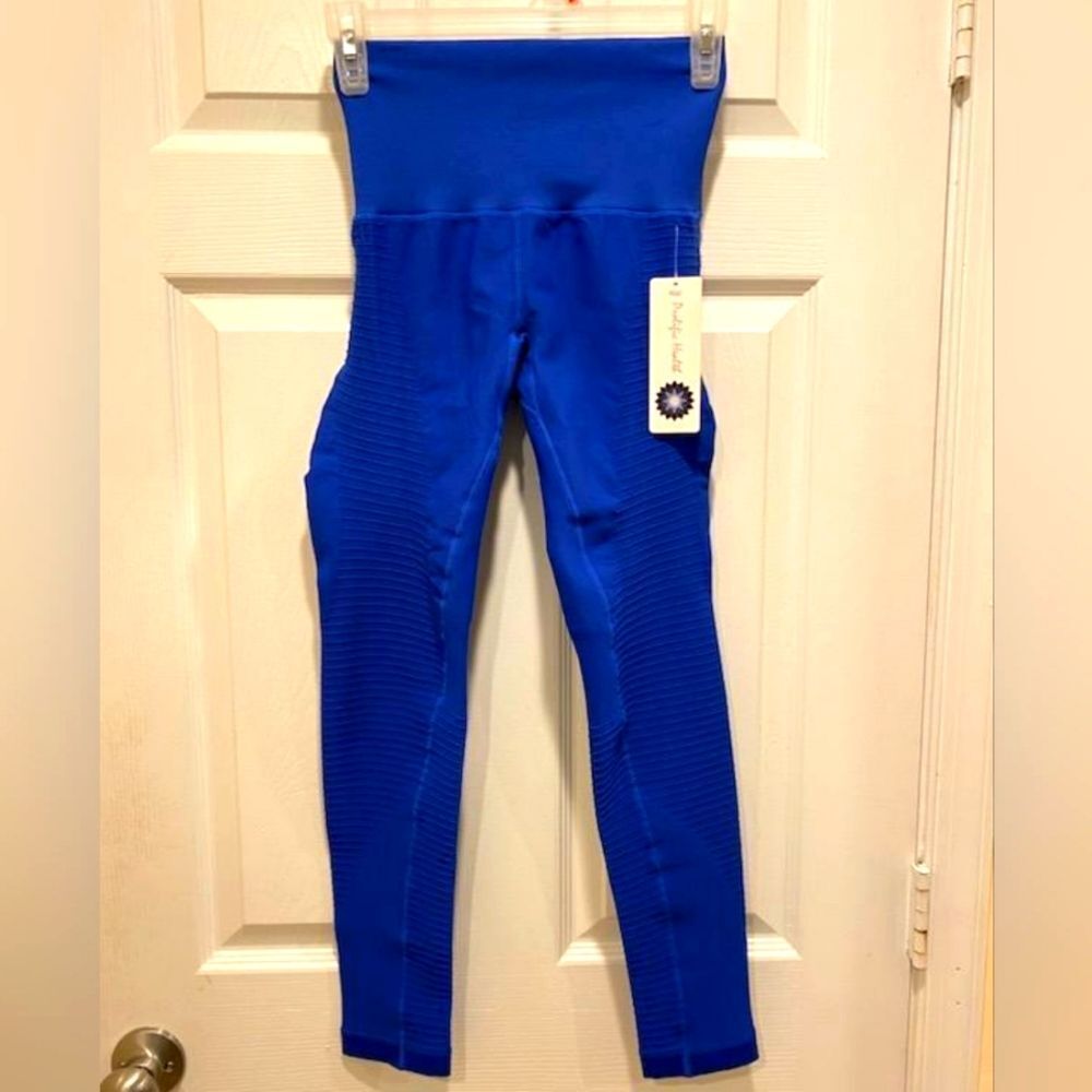 Prolific Health Leggings High Waist Yoga Pants,  Women's sz M, Blue. Nwt.